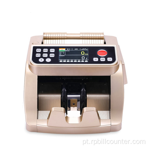 Máquina de contagem de notas bancárias de dinheiro falsificada Y5518 Contador de notas de dinheiro com peças sobressalentes